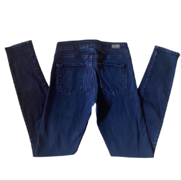 Paige Rowena Denim Legging Dark Wash Sz 26 - Picture 3 of 7